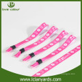 Custom made single side printed sublimation wristbands